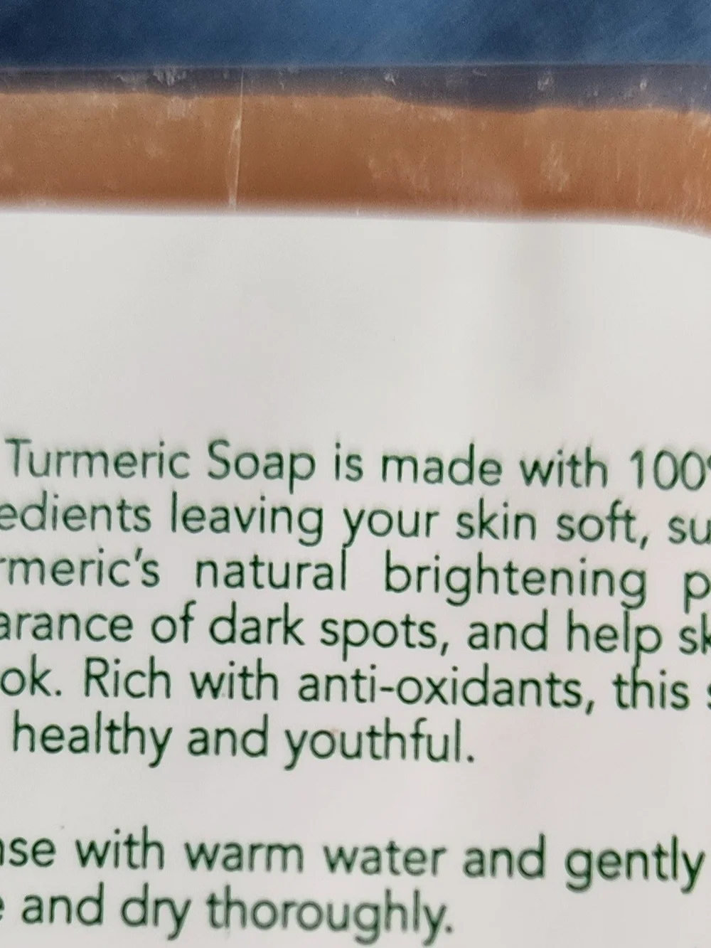 All Natural Turmeric Soap - Brightening 200g